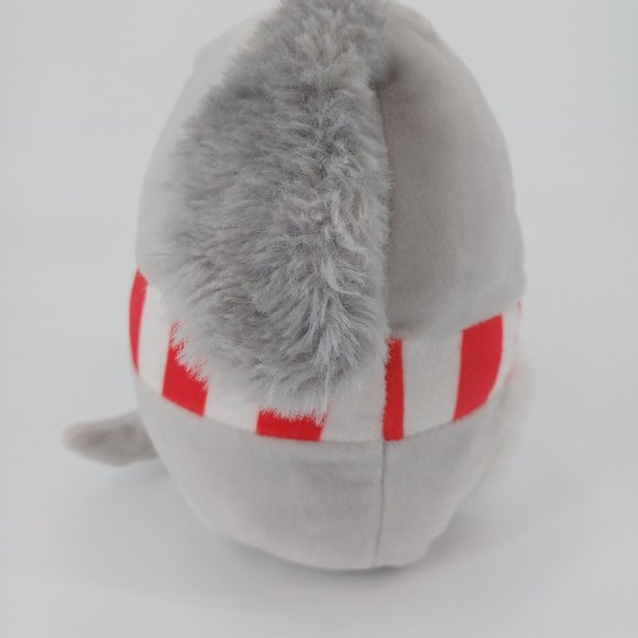 Squishmallow Holiday Ivy The Gray Dog 7.5” With Scarf Kellytoy 2022 Plush Christ - Picture 8 of 12